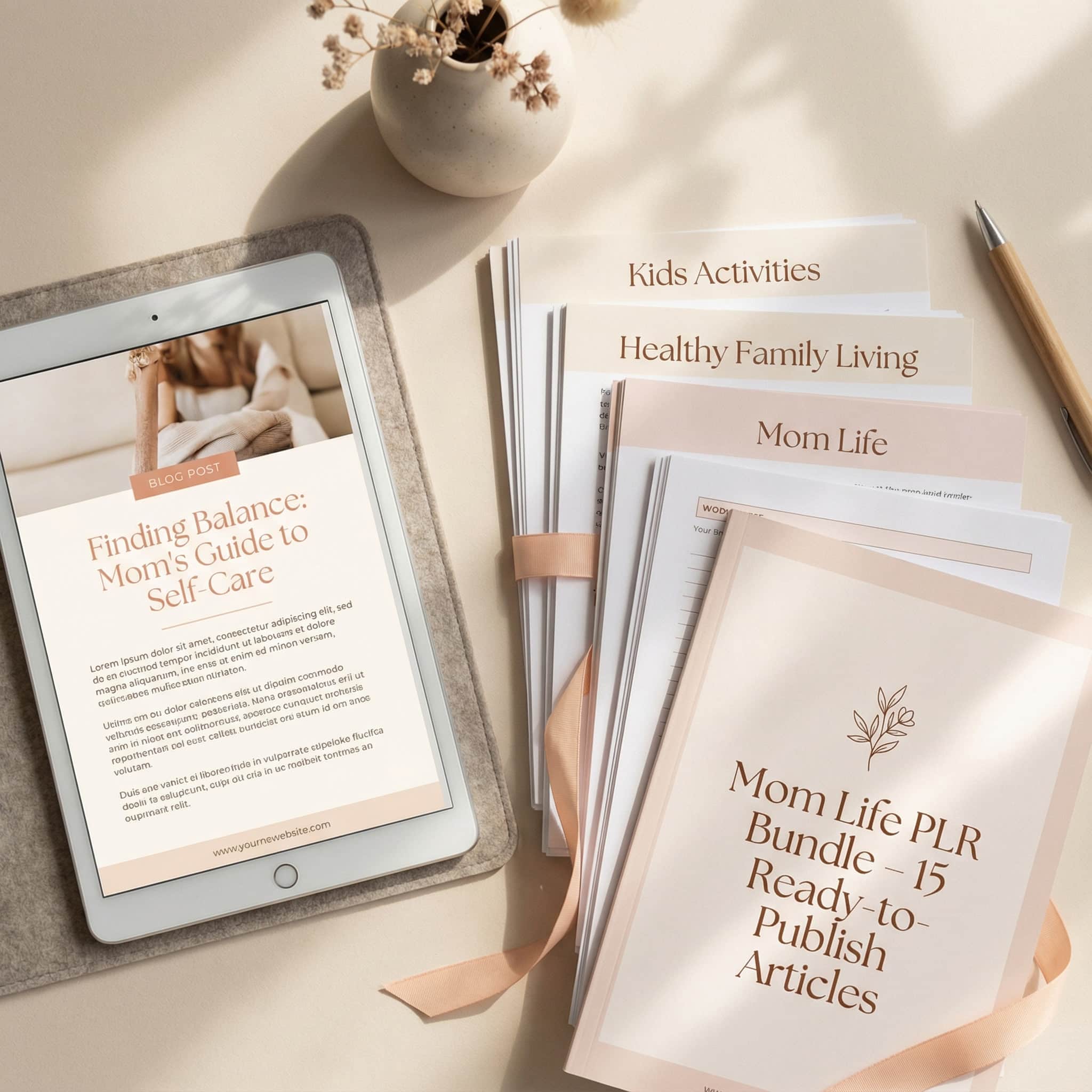 Kids & Mom Lifestyle – AI Assisted PLR