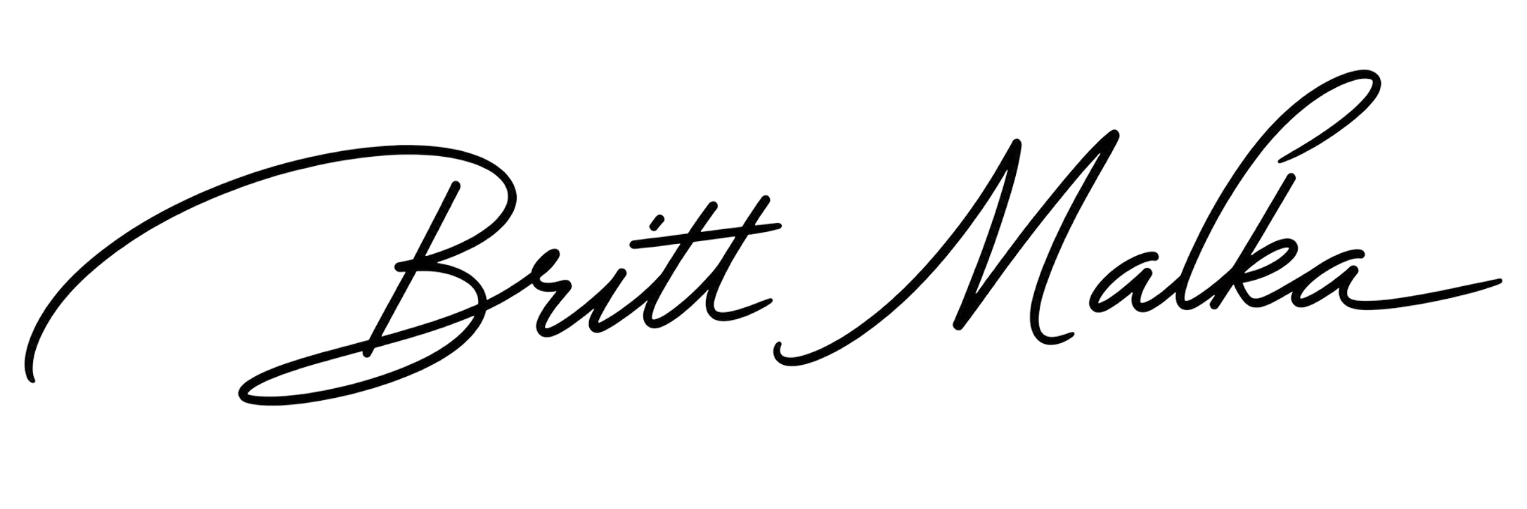 Britt Malka signature